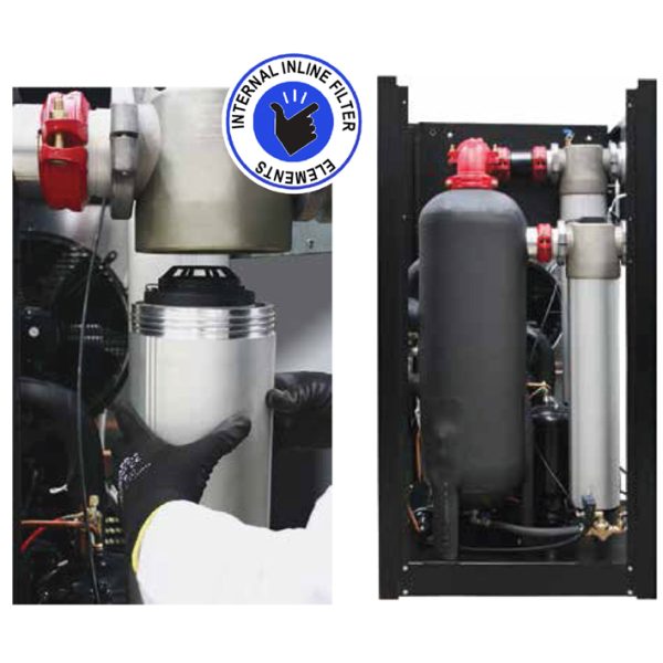 Compressed Air Dryer Internal Filtration